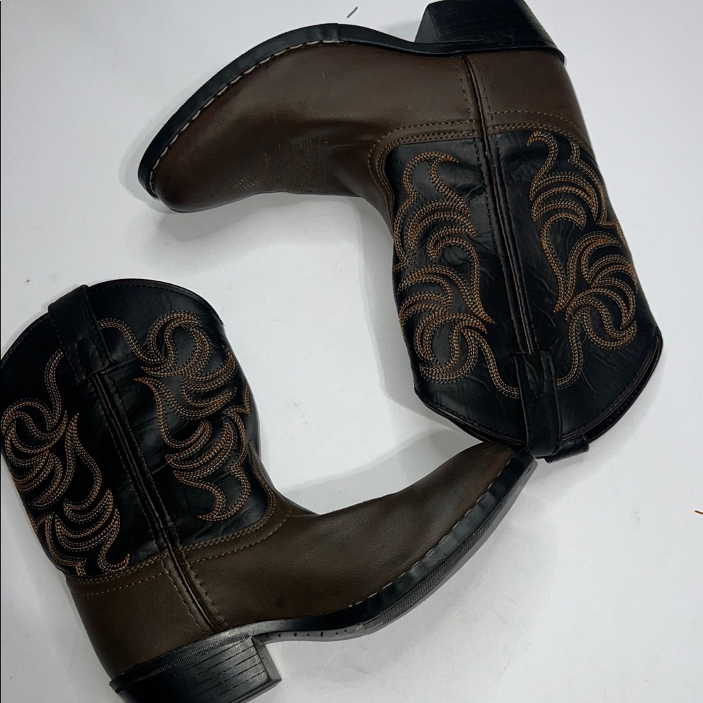 Kids Smokey Mountain Cowboy Boots size 2.5 - Picture 8 of 9